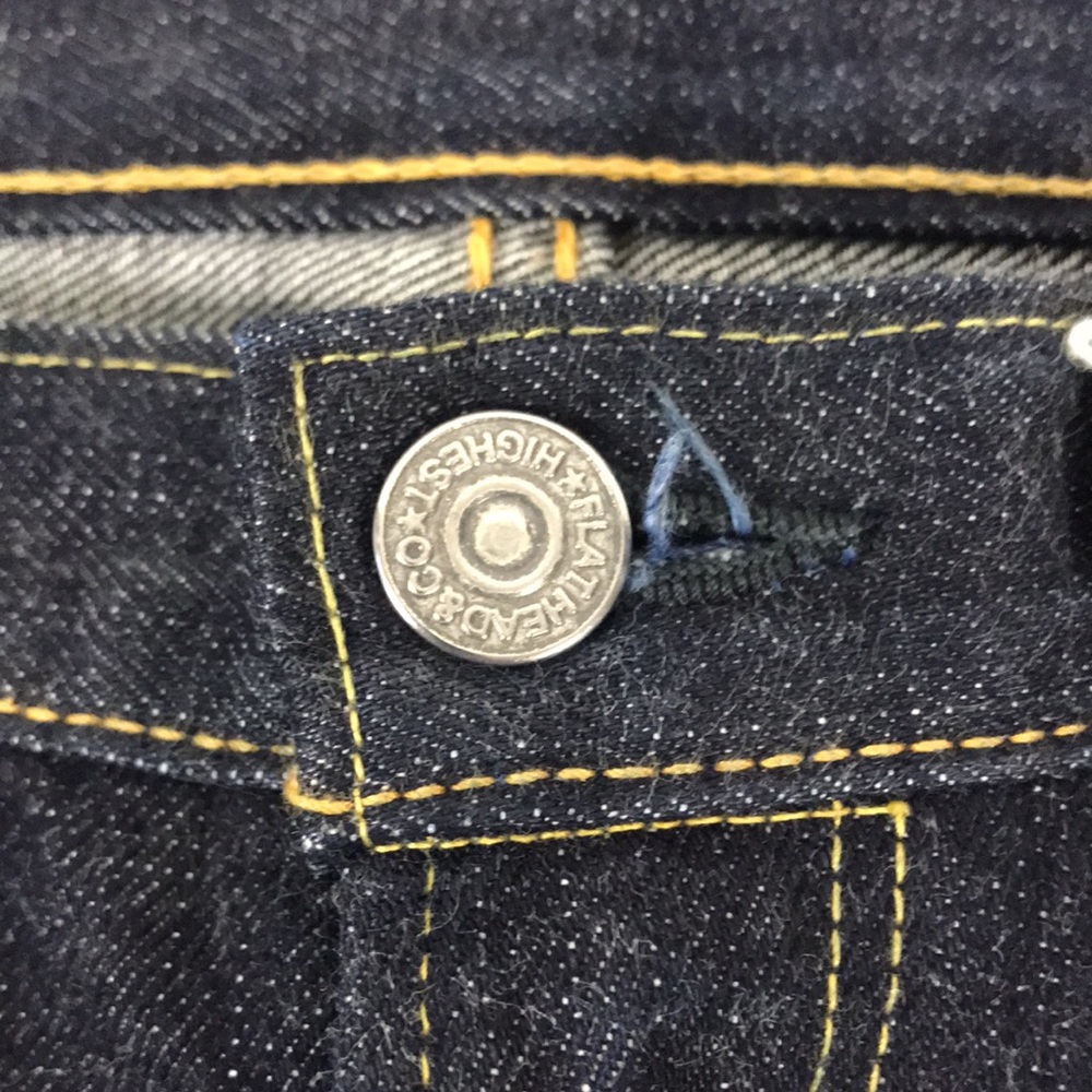 The Flat Head Balder jeans Selvedge denim size 27 - Picture 6 of 13